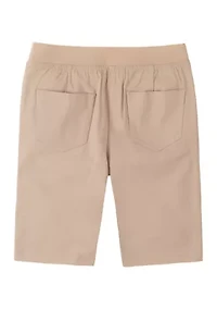 Big Girls Plus Pull-On Bermuda Shorts
