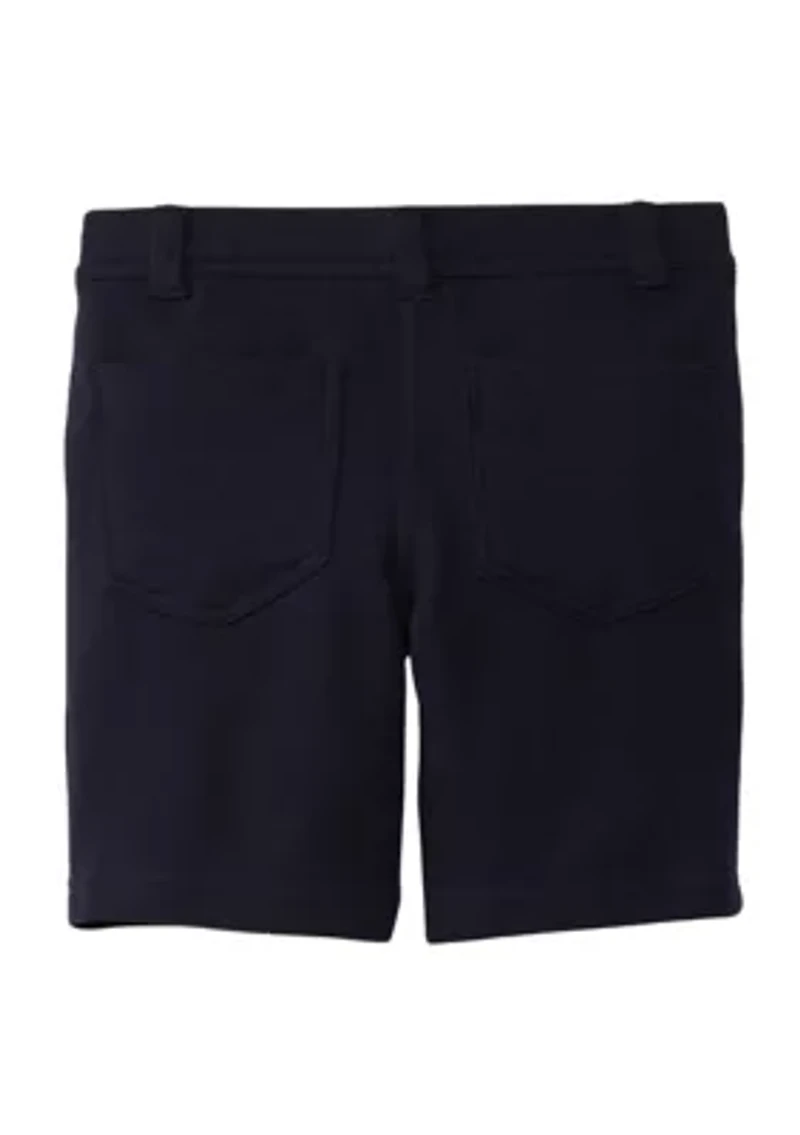 Girls 4-6X Pull-On Knit Shorts