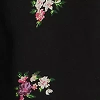 Girls 7-16 Blouson Sleeve Floral Top