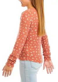 Girls 7-16 Scoop Neck Basic T-Shirt