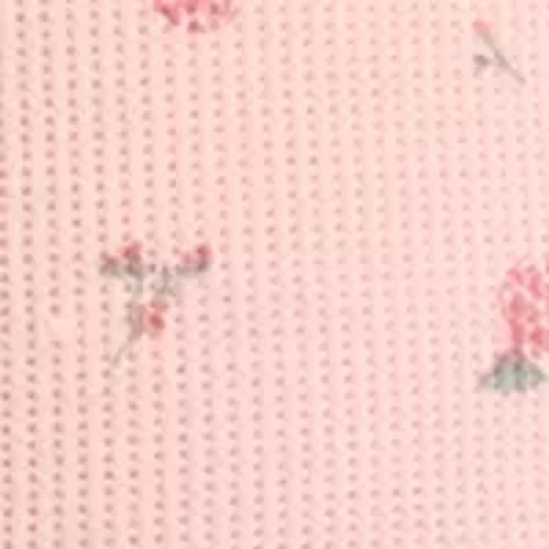 Girls 7-16 Thermal Knit Henley Top