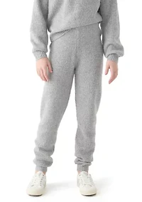 Girls 7-16 Sweater Jogger Pants