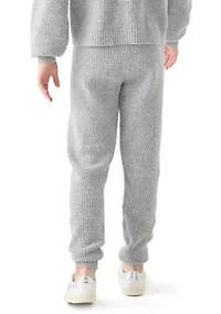 Girls 7-16 Sweater Jogger Pants