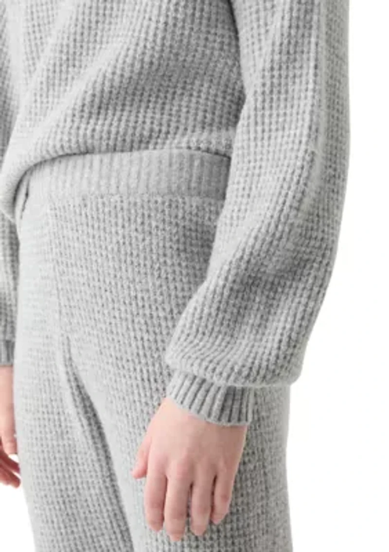 Girls 7-16 Sweater Jogger Pants