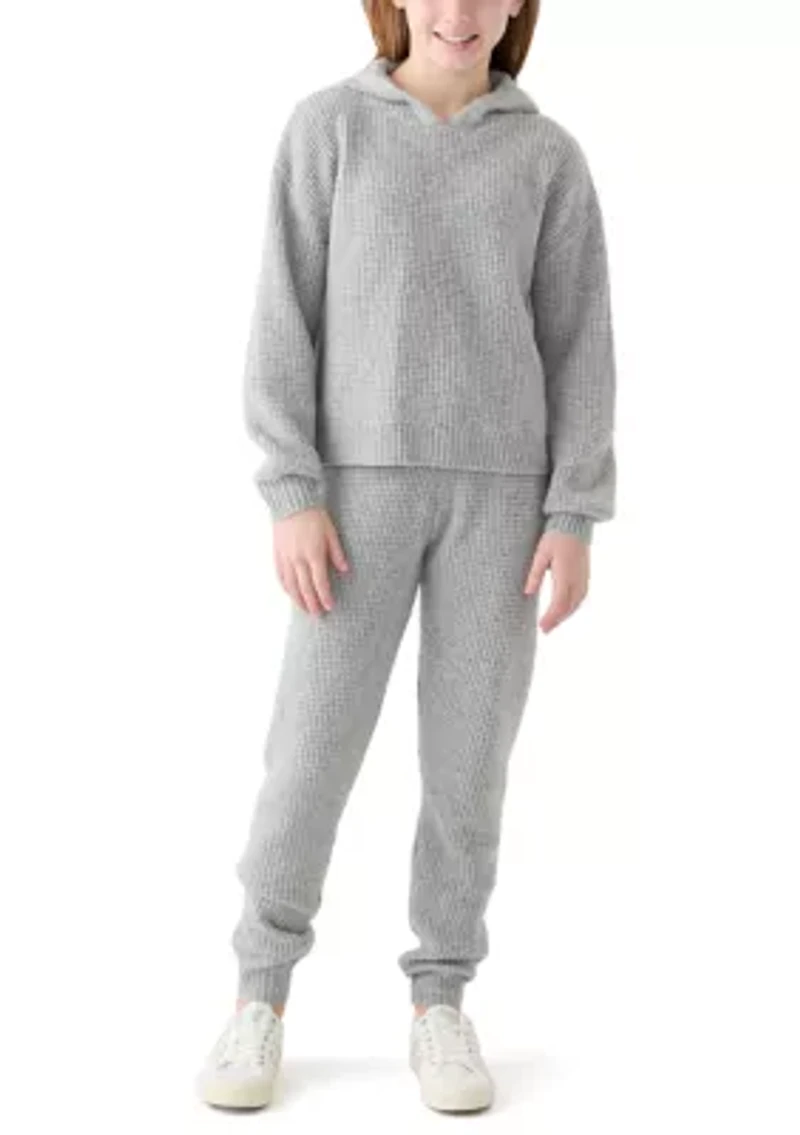 Girls 7-16 Sweater Jogger Pants