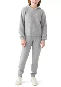 Girls 7-16 Sweater Jogger Pants