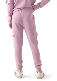 Girls 7-16 Sweater Jogger Pants
