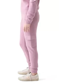 Girls 7-16 Sweater Jogger Pants