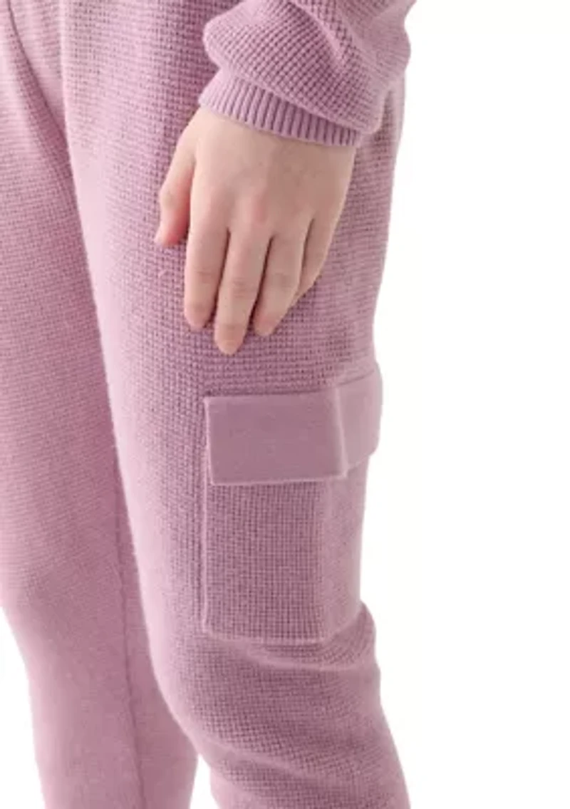 Girls 7-16 Sweater Jogger Pants