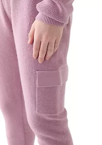 Girls 7-16 Sweater Jogger Pants