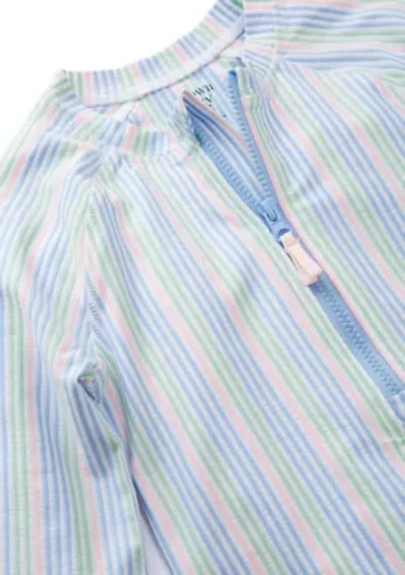 Girls 7-16 Printed Rash Guard