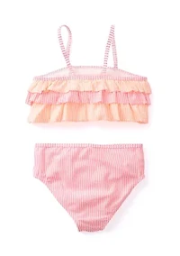 Girls 7-16 Printed 2-Piece Swimsuit