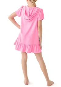 Girls 7-16 French Terry Swim Cover Up