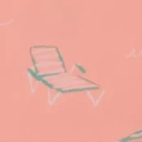 Girls 7-16 Two Piece Beach Scene Rash Guard Swim Set