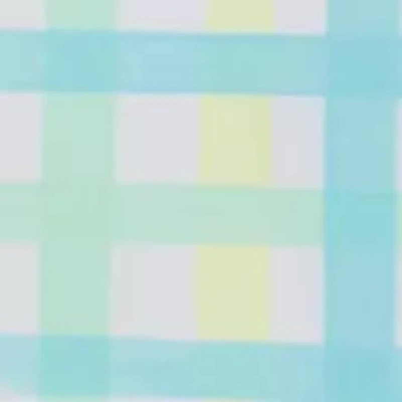 Girls 7-16 Two Piece Plaid Swim Set