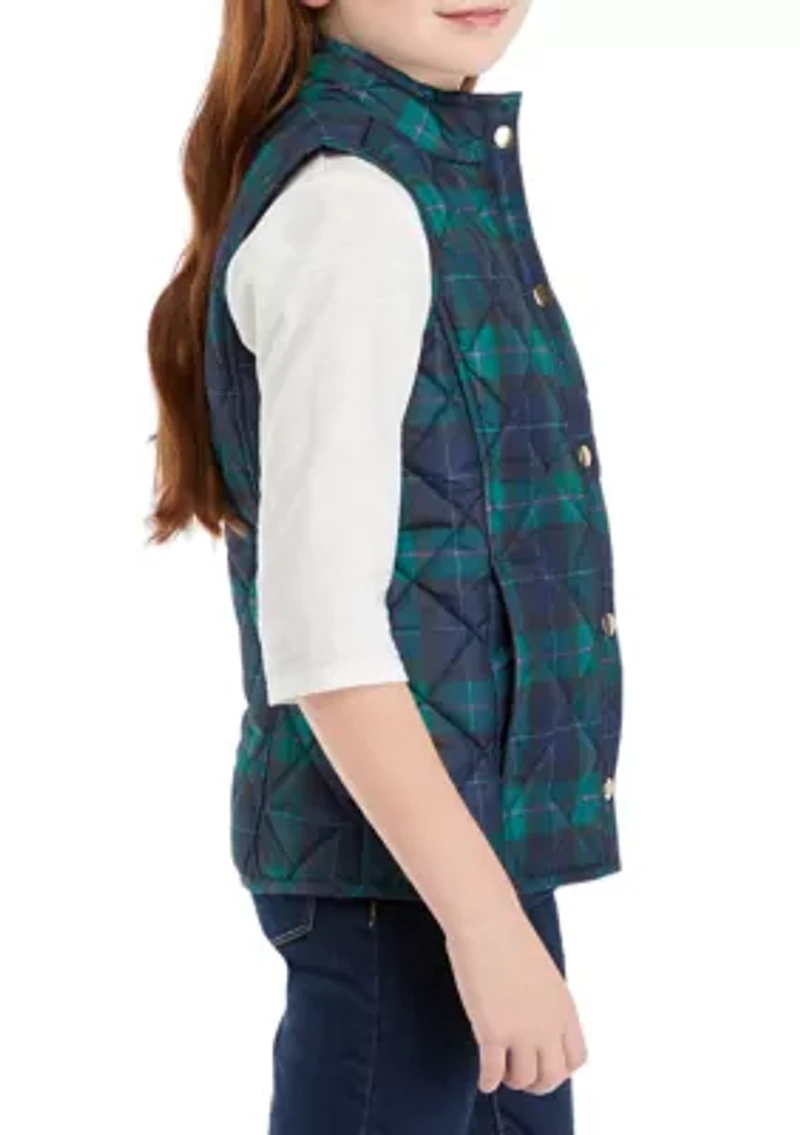Girls 7-16 Quilted Vest