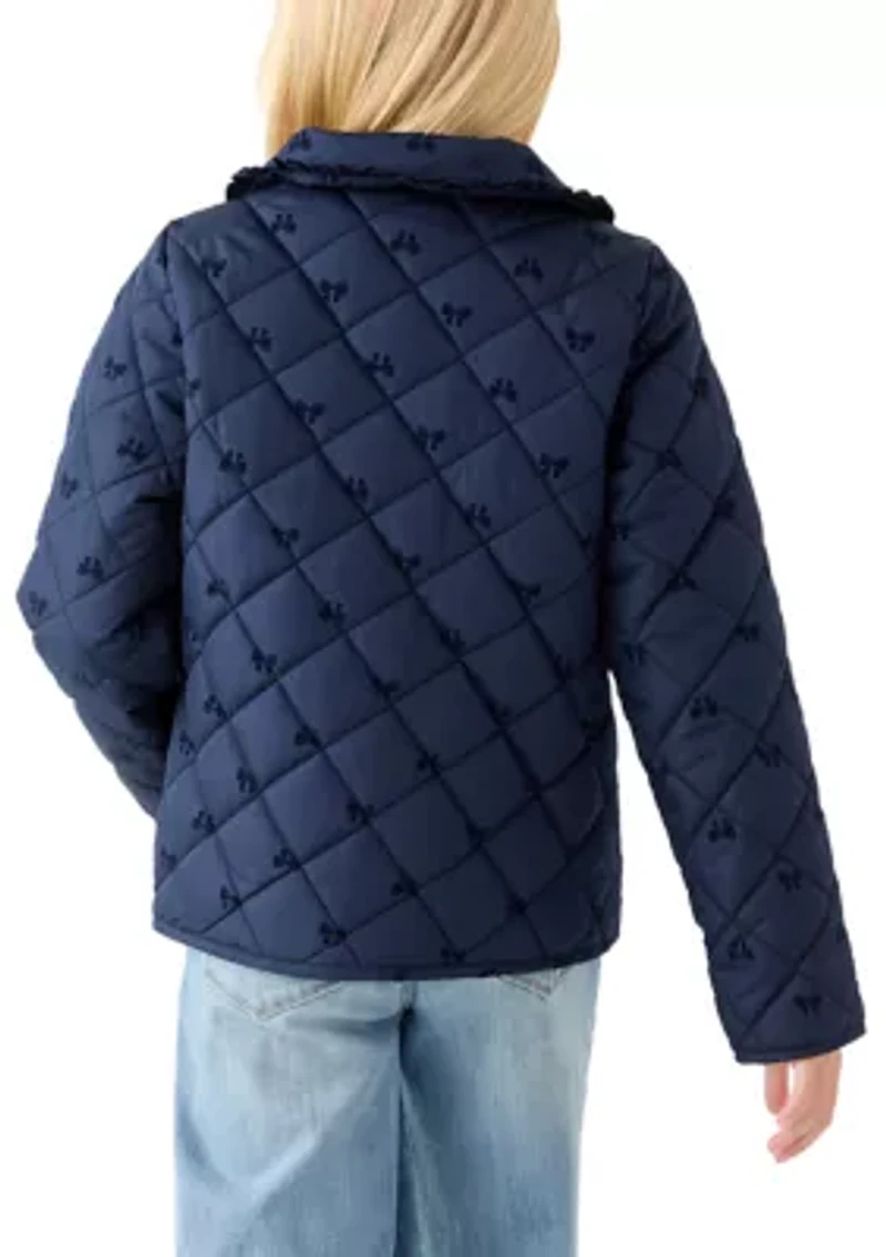 Girls 7-16 Quilted Barn Jacket