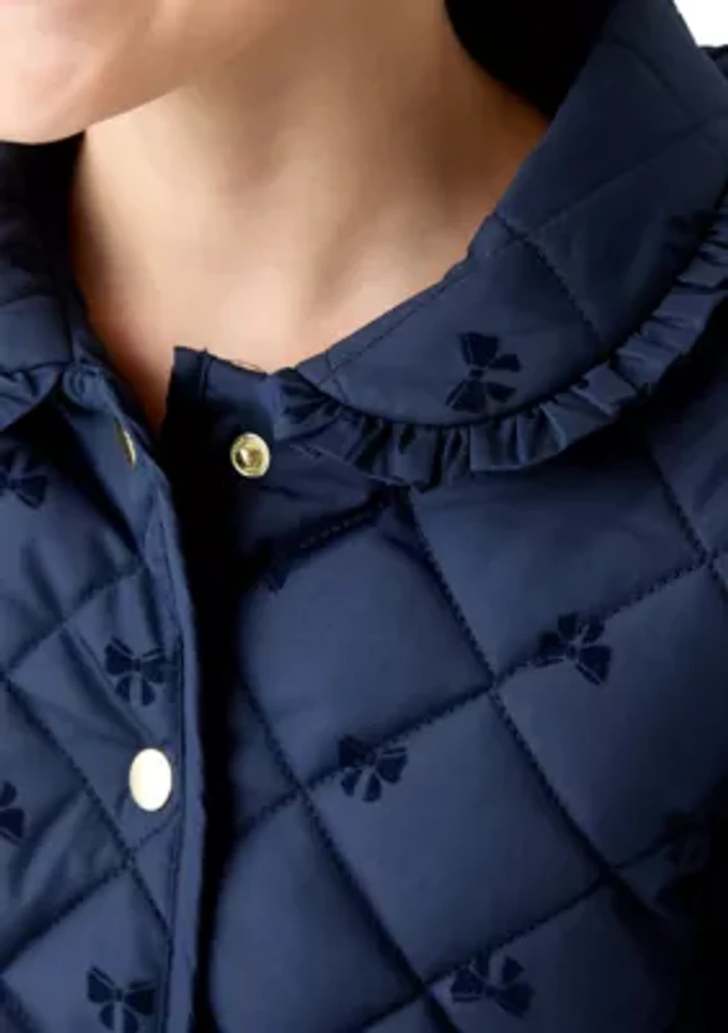 Girls 7-16 Quilted Barn Jacket