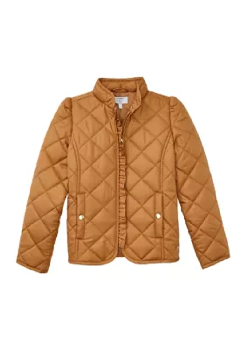 Girls 4-6x Quilted Barn Jacket