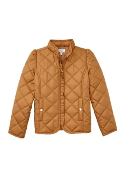 Girls 4-6x Quilted Barn Jacket