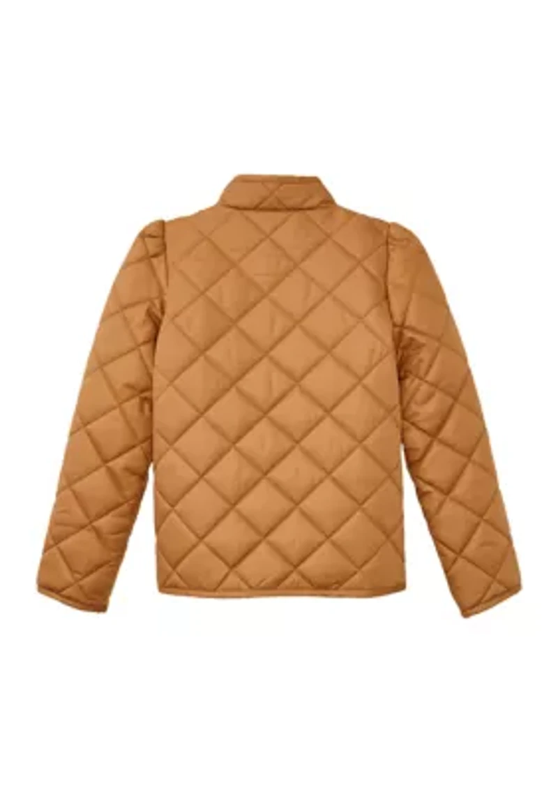 Girls 4-6x Quilted Barn Jacket