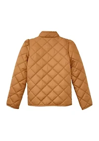 Girls 4-6x Quilted Barn Jacket