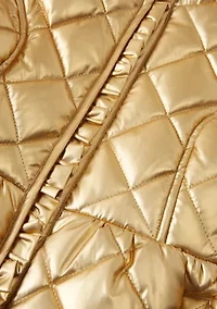 Girls 4-6x Metallic Puffer Vest