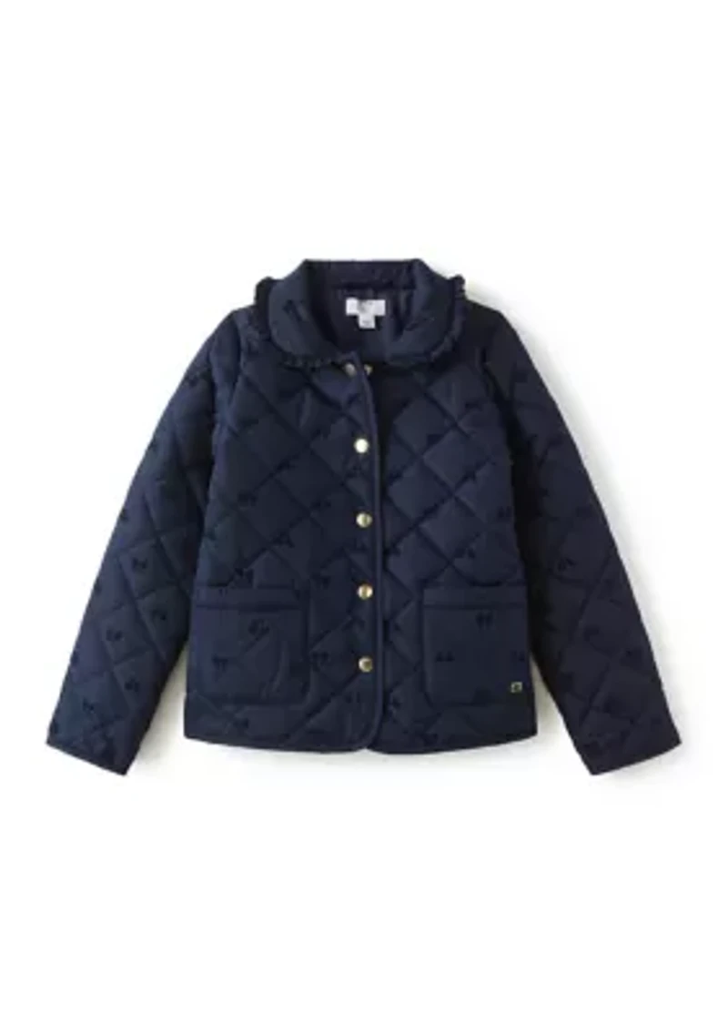 Girls 4-6x Quilted Barn Jacket