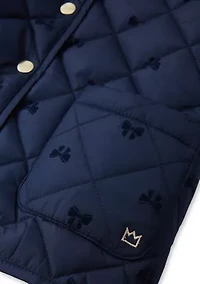 Girls 4-6x Quilted Barn Jacket