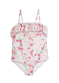 Girls 7-16 One Piece Swimsuit