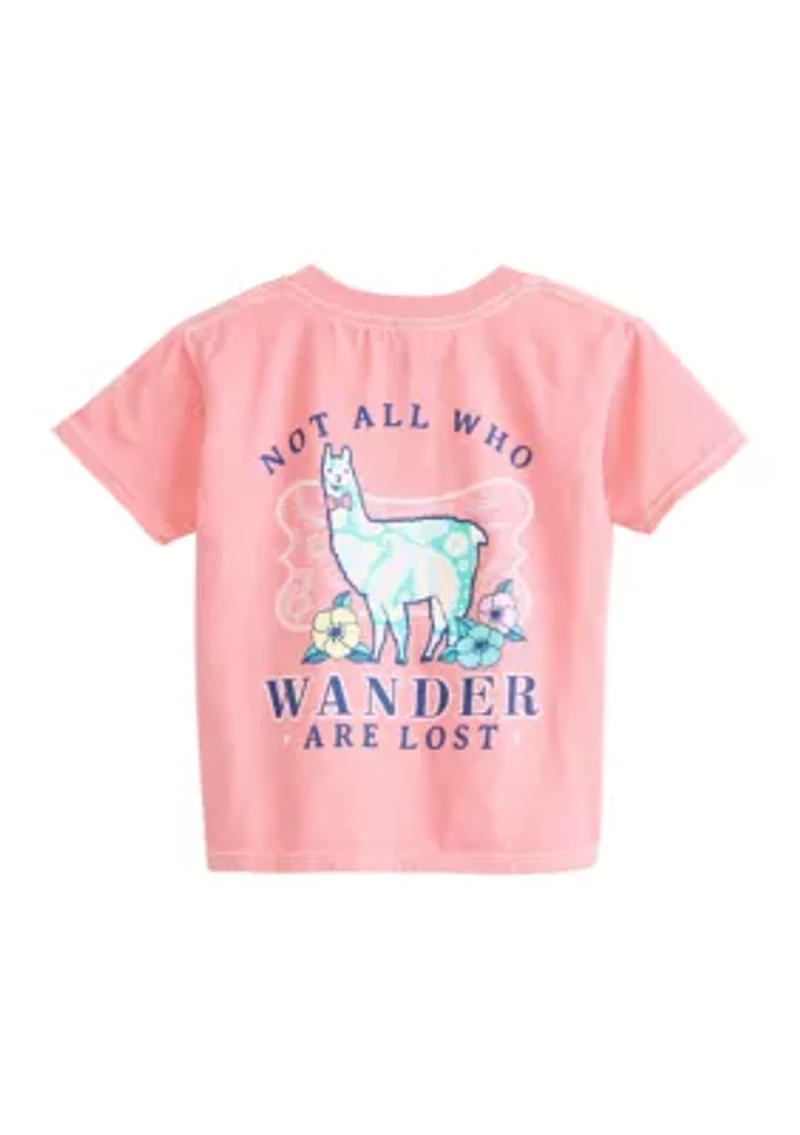 Girls 4-6x Llama Graphic T-Shirt