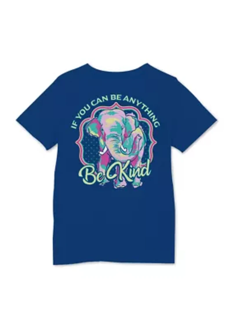 Girls 7-16 Kind Elephant Graphic T-Shirt