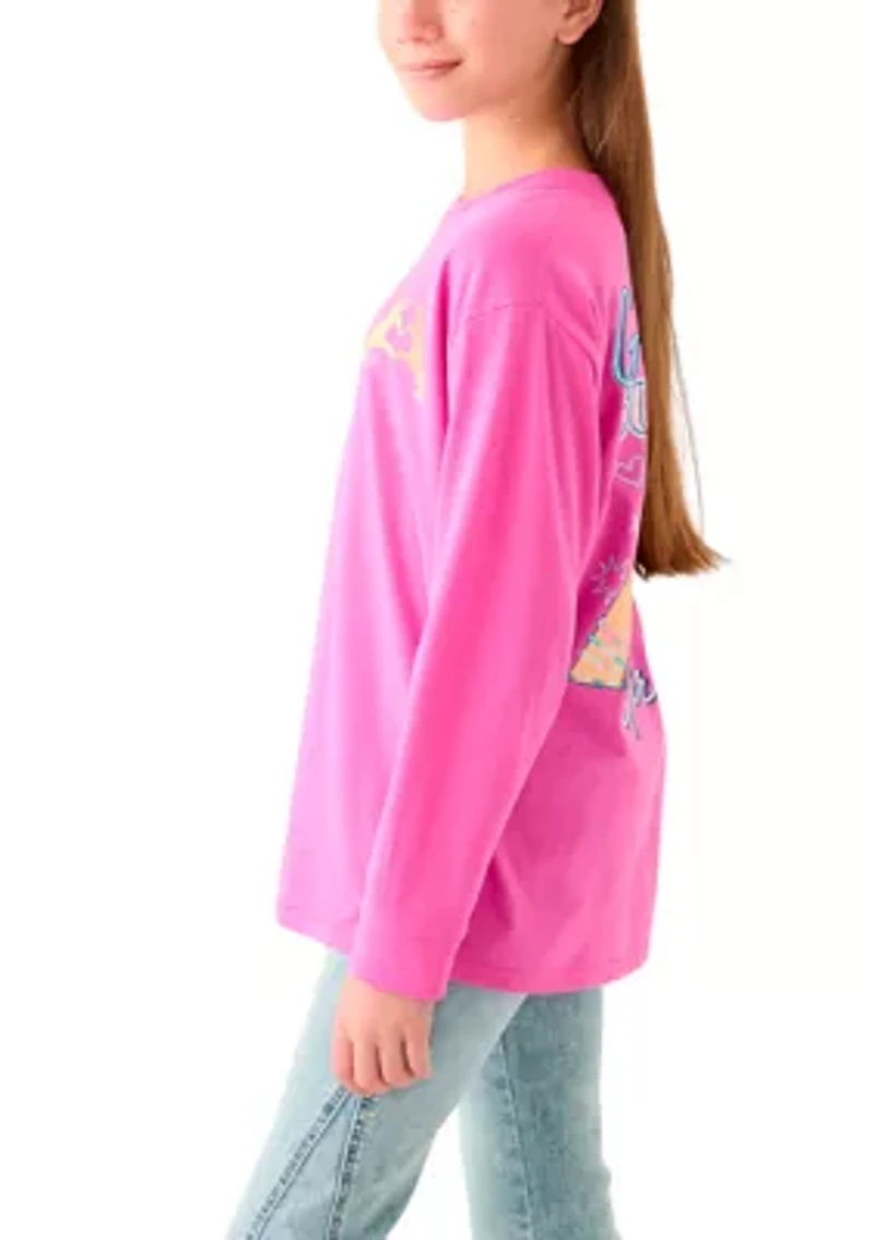 Girls 7-16 Support Graphic T-Shirt