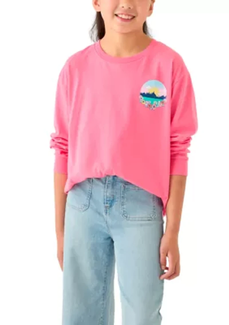 Girls 7-16 Small Town Girl Long Sleeve Graphic T-Shirt