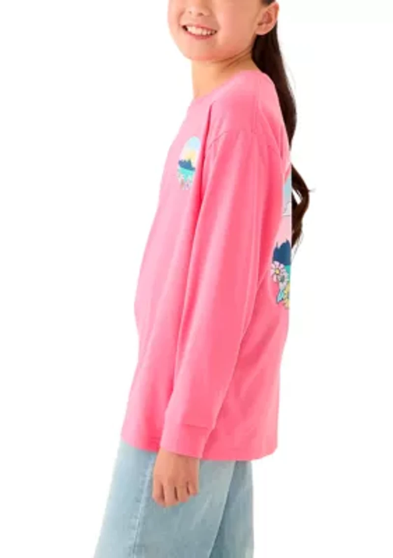 Girls 7-16 Small Town Girl Long Sleeve Graphic T-Shirt