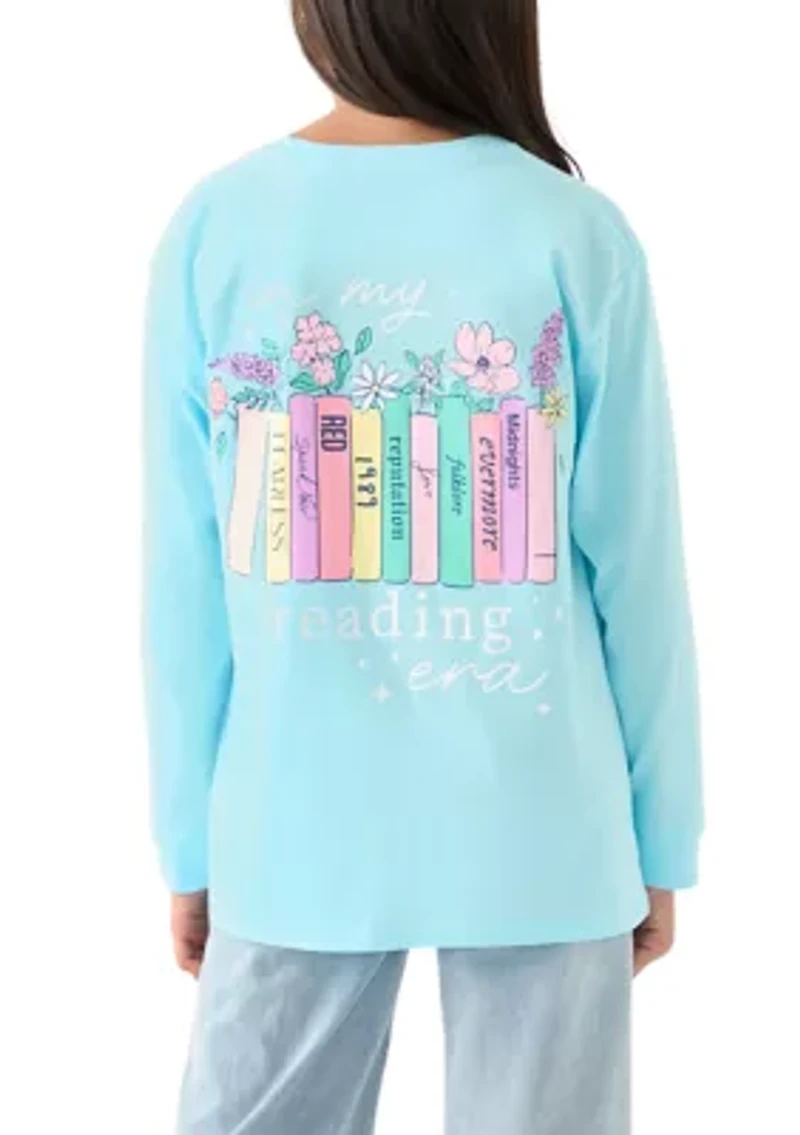 Girls 7-16 My Reading Era Long Sleeve T-Shirt