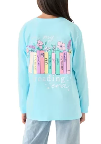 Girls 7-16 My Reading Era Long Sleeve T-Shirt