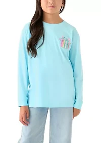 Girls 7-16 My Reading Era Long Sleeve T-Shirt