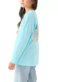 Girls 7-16 My Reading Era Long Sleeve T-Shirt