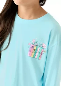 Girls 7-16 My Reading Era Long Sleeve T-Shirt