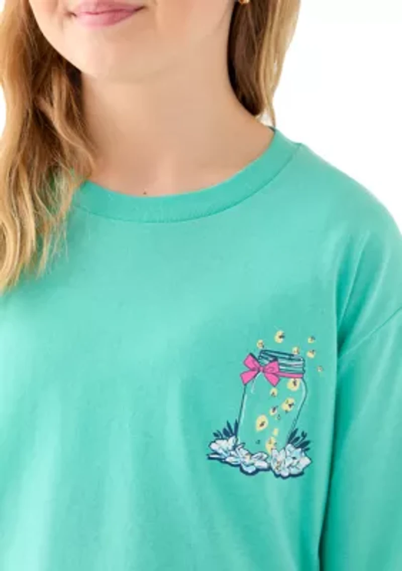 Girls 7-16 Let Your Light Shine Long Sleeve Graphic T-Shirt