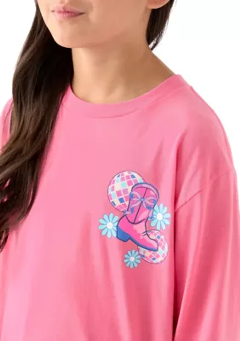 Girls 7-16 Make the Whole Place Shimmer Long Sleeve T-Shirt