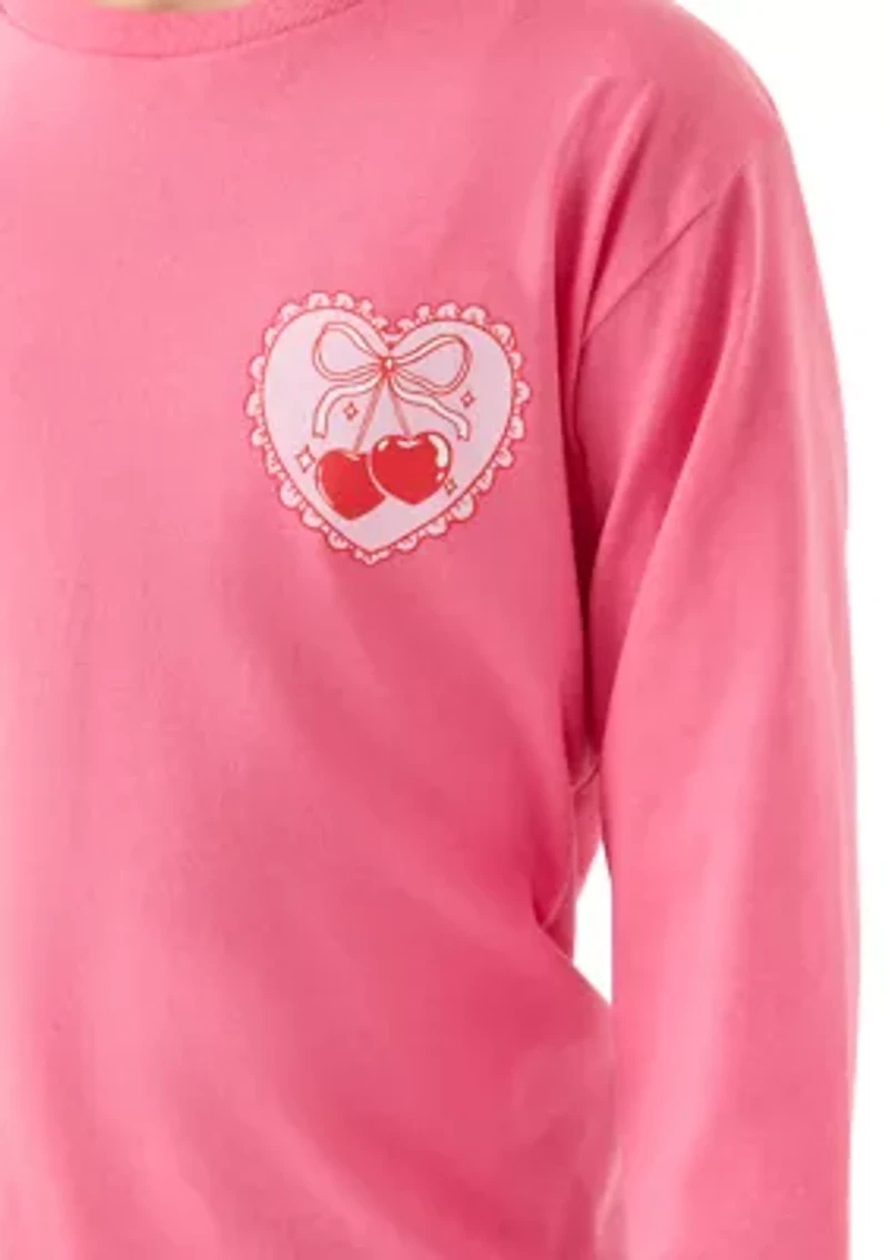 Girls 7-16 Tween Love You Cherry Much