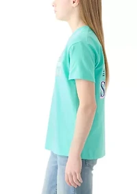 Girls 7-16 Be the Reason Someone Smiles Graphic T-Shirt