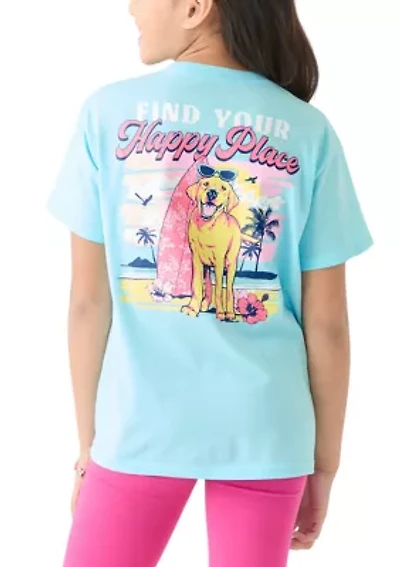 Girls 7-16 My Happy Place Graphic T-Shirt