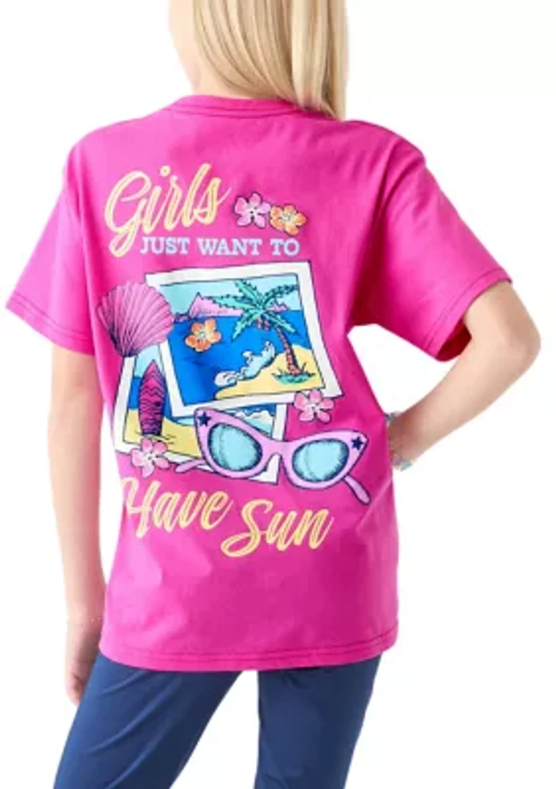 Girls 7-16 Have Fun Graphic T-Shirt