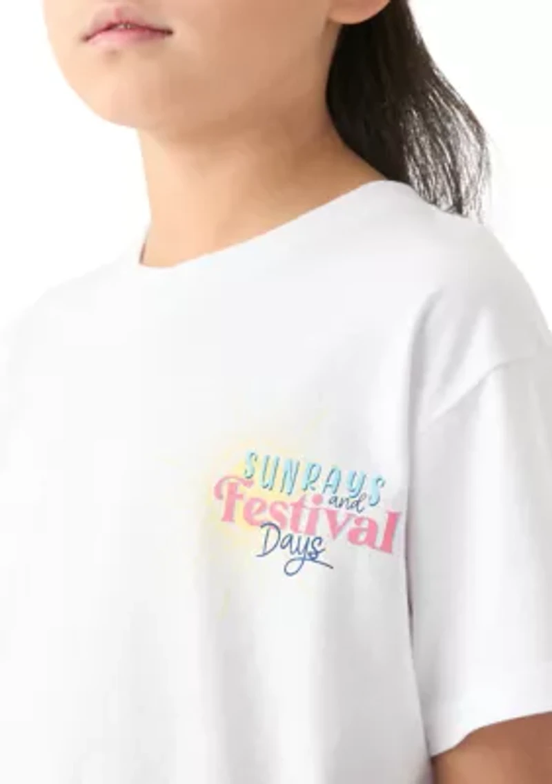 Girls 7-16 Festival Days Graphic T-Shirt