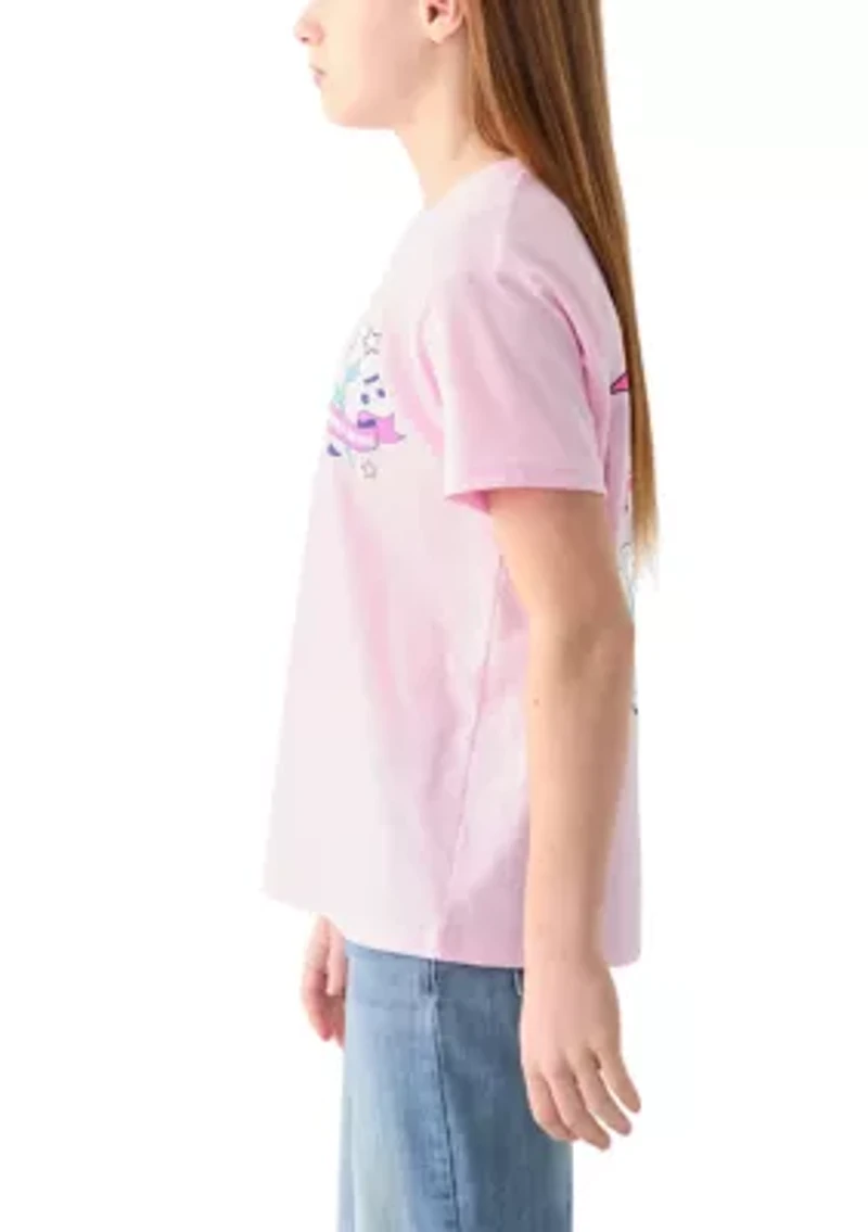 Girls 7-16 Cassette Tapes Graphic T-Shirt