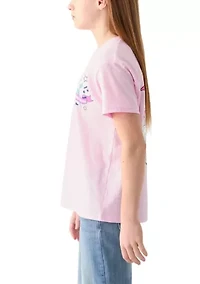 Girls 7-16 Cassette Tapes Graphic T-Shirt