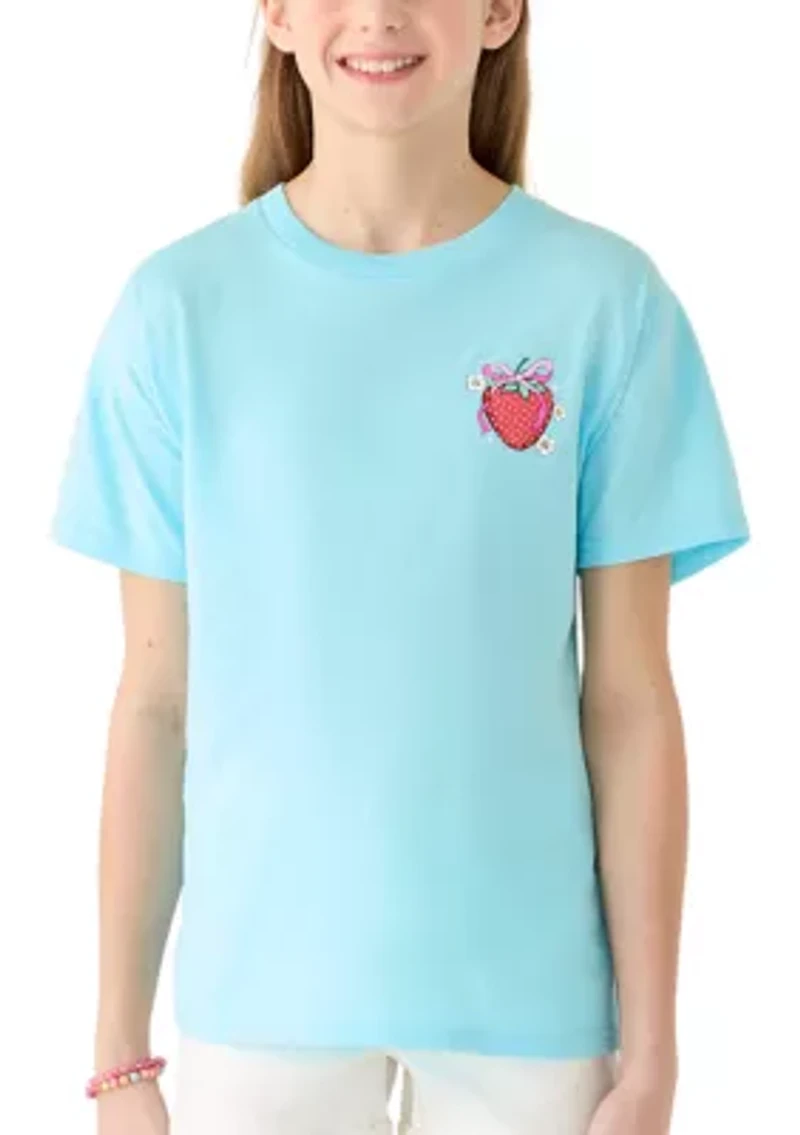 Girls 7-16 Strawberry Festival Graphic Print T-Shirt